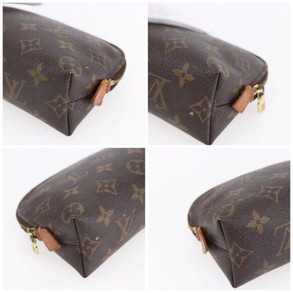 LOUIS VUITTON Monogram Pochette Cosmetic PM Pouch M43998 LV Auth 148778 - Picture 14 of 16